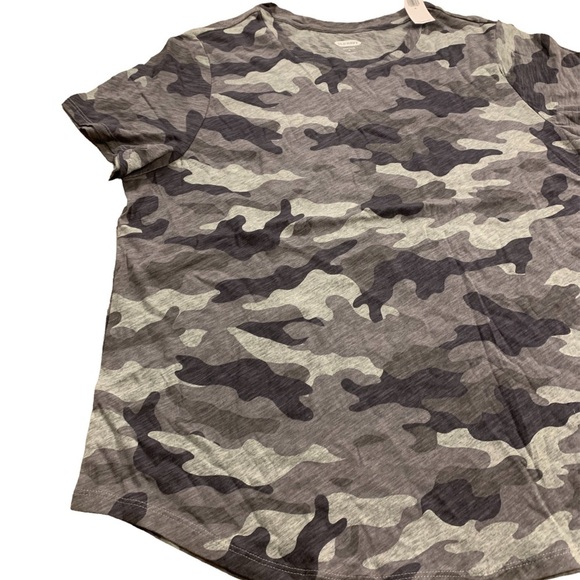 Old Navy | Gray Green Camouflage T-Shirt XL Short Sleeve - Picture 3 of 7